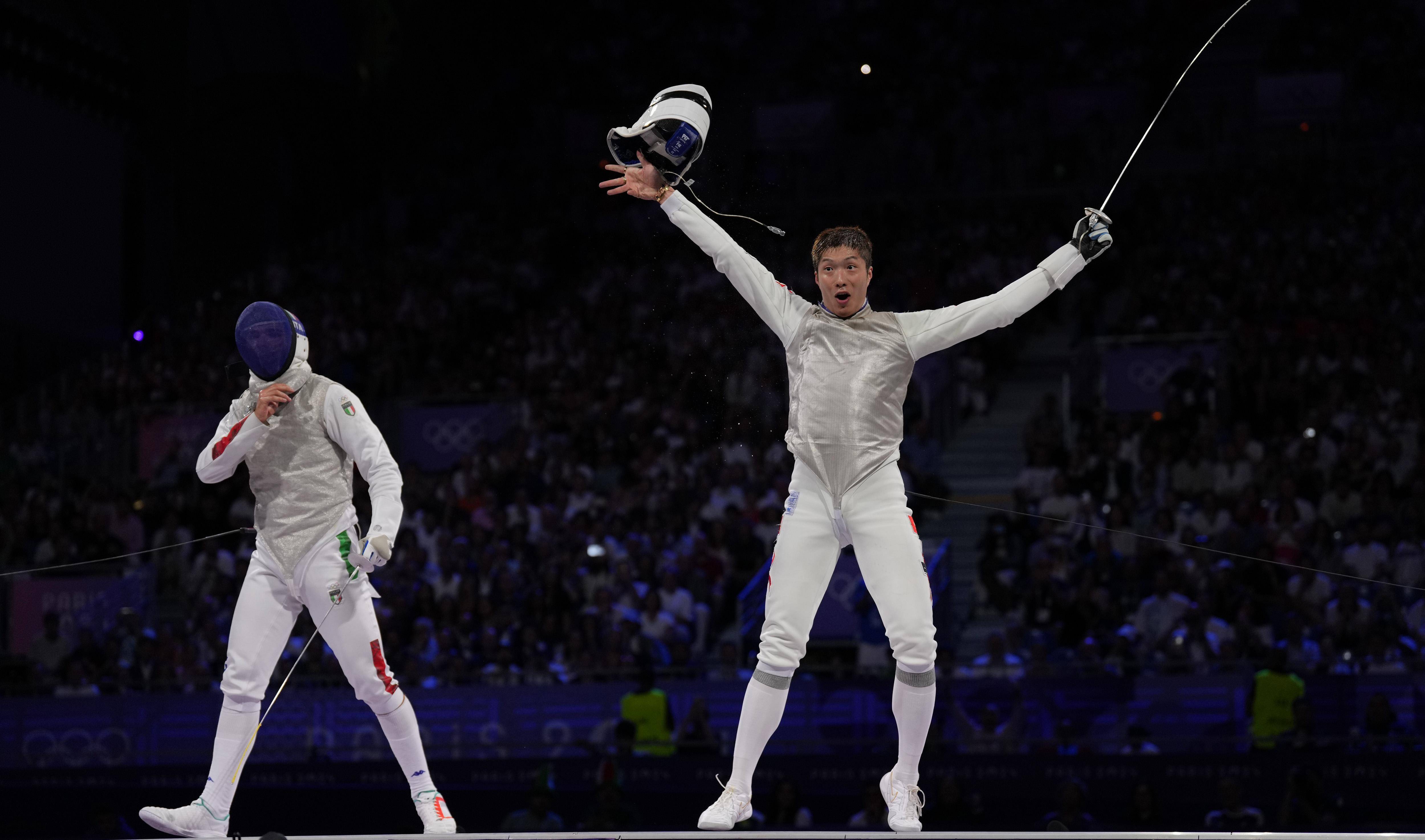 法国代表团在击剑比赛中夺得多枚金牌 法国代表团在击剑比赛中夺得多枚金牌