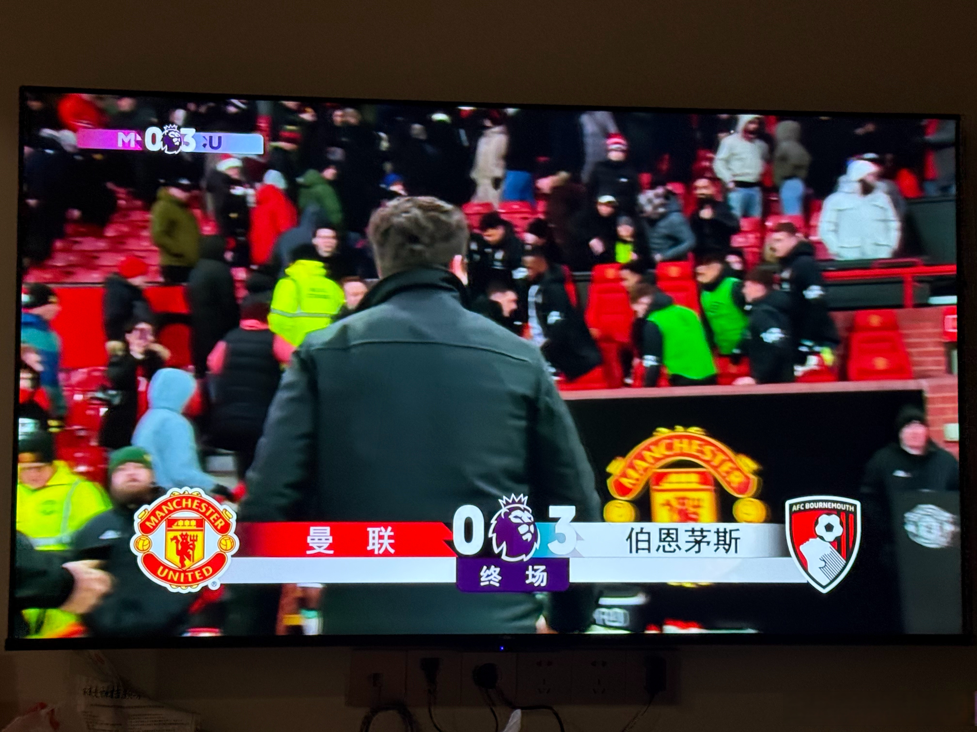 曼联客场战平伯恩茅斯，失去追赶机会