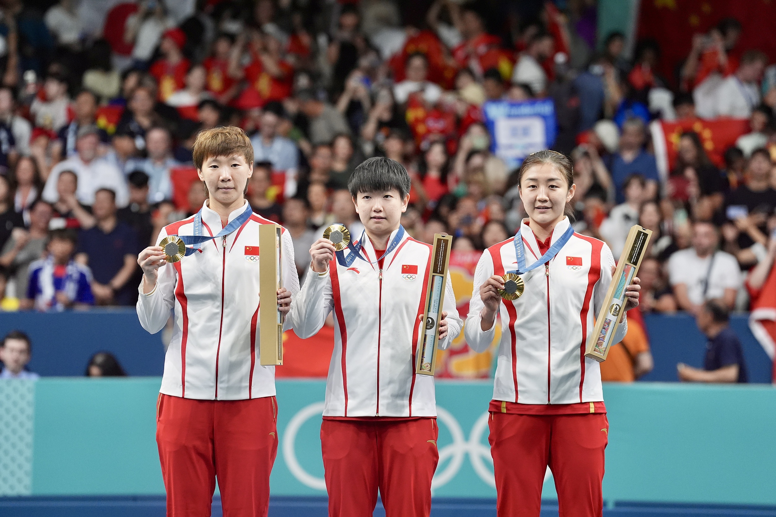 乒乓球女子团体：中国队三连冠