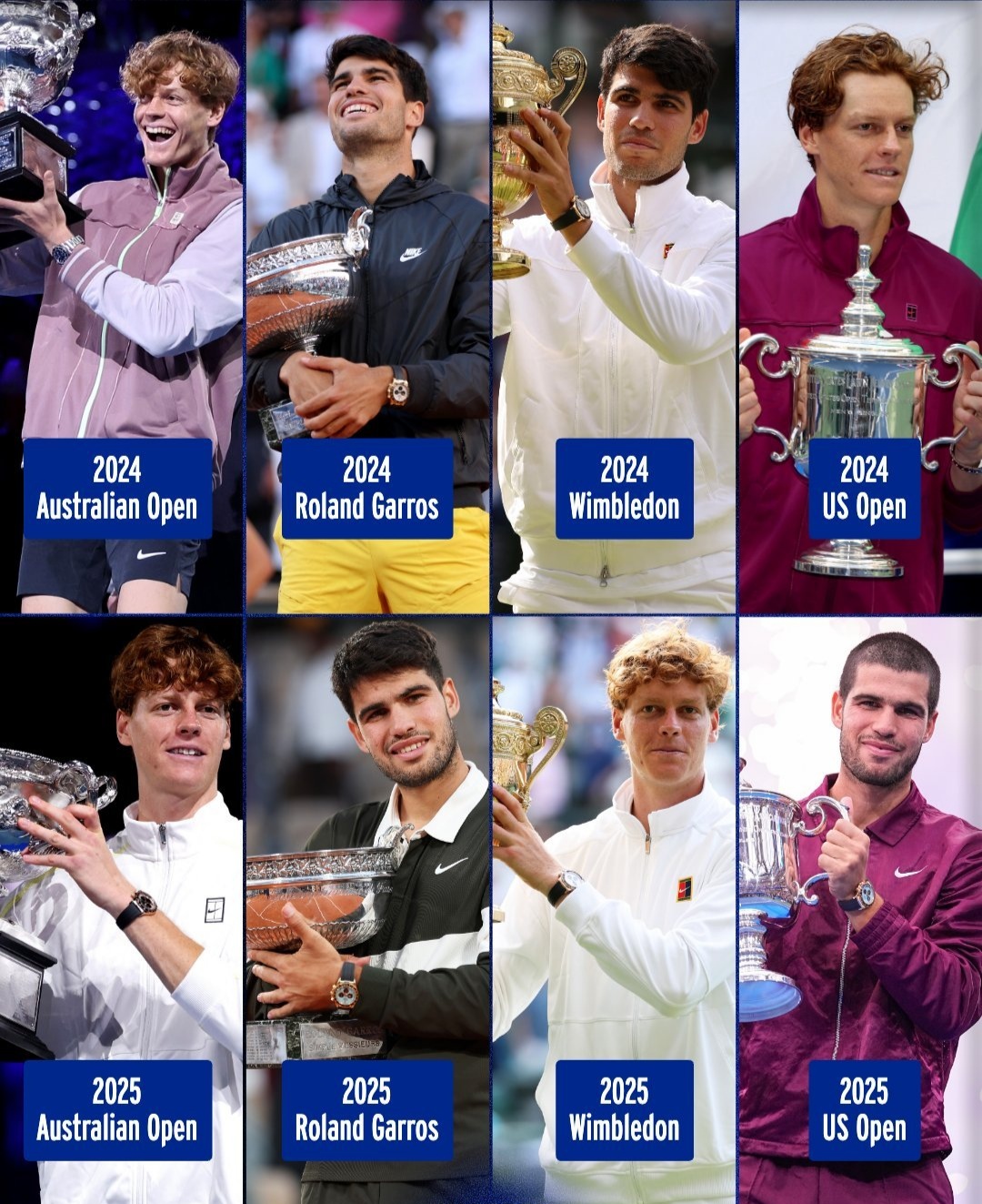 澳网力克法网，辛纳惊艳四座